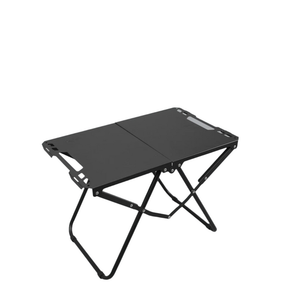 NNEOBA Portable Folding Camping Table Iron Table Black