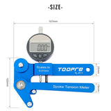 NNEOBA Digital Bicycle Spoke Tensiometer Rim Alignment Blue