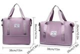 NNEOBA Waterproof Carry-On Travel Duffle Bag Purple