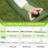 4-Inch Extra Thick Self-Inflating Sleeping Pad