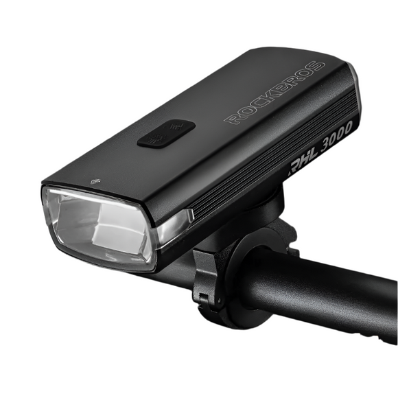 NNEOBA 3000LM Bike Headlight 10000mAh Power Bank Black