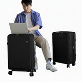 Expandable Front-Opening Suitcase