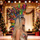 Handcrafted Faux Feather Headdress