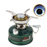 NNEOBA Camping Gasoline Stove with Silencer Green