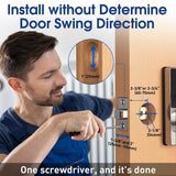 NNEOBA Smart Door Lock Keyless Entry Touchscreen