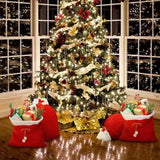 Santa Claus Christmas Gift Sack – Red Cotton