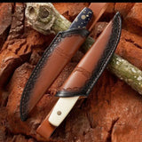 NNEOBA High-Hardness Meat Fruit Cutter Knife Brown
