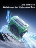 NNEOBA 8000mAh Waist Clip Fan with Digital Display