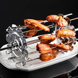 NNEOBA Grill Cage & Skewer Set Silver