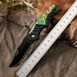 NNEOBA Portable Folding Fruit Knife Green