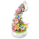 NNEOBA Teacup Flower Lighting Music Box