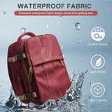 NNEOBA Waterproof Travel Laptop Backpack Red