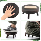 NNEOBA Multipurpose Wooden Stool Step Ladder for Fishing and More