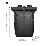 Expandable Roll-Top Laptop Backpack – Water-Resistant Travel & Business Backpack