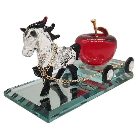 NNEOBA Crystal Perfume Seat Car Decoration Horse