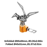 NNEOBA Titanium Rocket Stove 2600W Orange