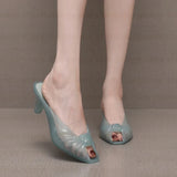 Women's Glitter Jelly Sandals