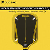 Thermoformed Carbon Fiber Pickleball Paddle with Textured Surface – 16mm