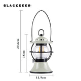 NNEOBA LED Retro Outdoor Camping Lantern Rechargeable Tent Light Adjust Light Modes 200h Runtime 5200mAh Power
