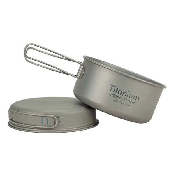 NNEOBA Titanium Pan Bowl Set 1000ml Grey
