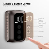 NNEOBA A5mini Portable Wireless Air Pump 100PSI Rechargeable Brown