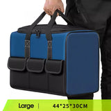 NNEOBA Heavy-Duty Canvas Tool Storage Bag Blue