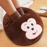 USB Electric Foot Warmer – Soft Plush Heated Foot Cover for Home & Office