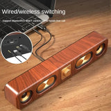 NNEOBA Portable Bluetooth Speaker Soundbar USB TF AUX