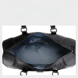 NNEOBA Alligator-Pattern Business Travel Bag Black