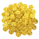 200-Piece Pirate Gold – 2.5 cm Plastic Fake Treasure Coins