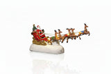 Santa Claus Sleigh with Reindeer LED Decoration