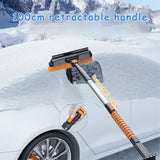 Retractable Car Snow Brush & Ice Scraper – Extendable Windshield Snow Removal Tool