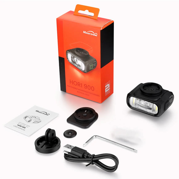 NNEOBA Dual Mounted Bike Headlight Black