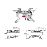 NNEOBA 1940W Strong Firepower Folding Camping Gas Stove Silver