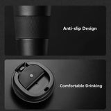 NNEOBA 510ml Vacuum Insulated Mug Black