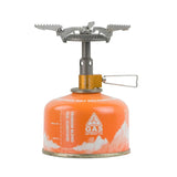 NNEOBA Mini Titanium Camping Stove Silver