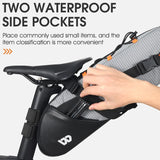 NNEOBA Waterproof 10L Reflective Bike Saddle Bag Gray