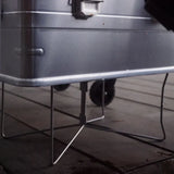 NNEOBA Aluminum Alloy Camping Organizer Box Stand for Outdoor Use