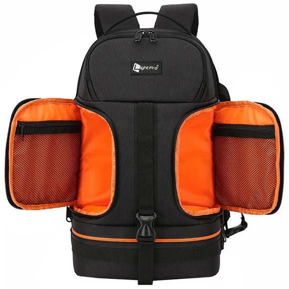 NNEOBA Camera Backpack Reflective StripeTripod Straps Orange