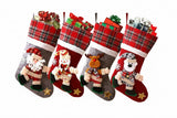 4PCS Christmas Stocking Gift Bag Set
