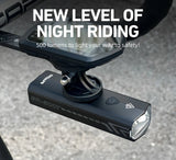 NNEOBA 500 Lumen USB Rechargeable Bike Light Black
