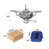 NNEOBA Portable Foldable Camping Gas Stove Silver