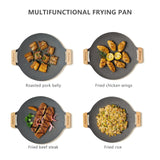 NNEOBA Outdoor BBQ Grill Pan Non-Stick Black
