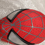 Tobey-Style Spider-Man 3D Cosplay Mask Faceshell & Detachable Lenses Red