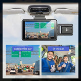 NNEOBA 2K 1440P WiFi Dual Lens Dash Cam with Night Vision Black