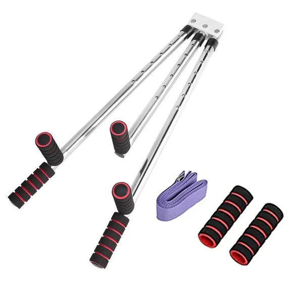 NNEOBA 3-Bar Leg Stretcher 6-Hole Adjustment Red