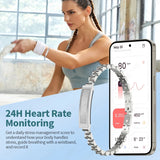 NNEOBA No-Screen Smart Watch Silver