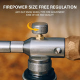 NNEOBA Three-Stage Outdoor Gas Burner Torch Silver