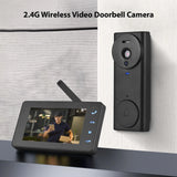 NNEOBA Wireless Video Doorbell Camera with Monitor