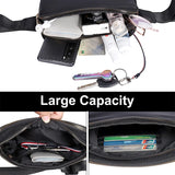 NNEOBA Women Waist Bag Waterproof Crossbody Chest Fanny Pack (Black)